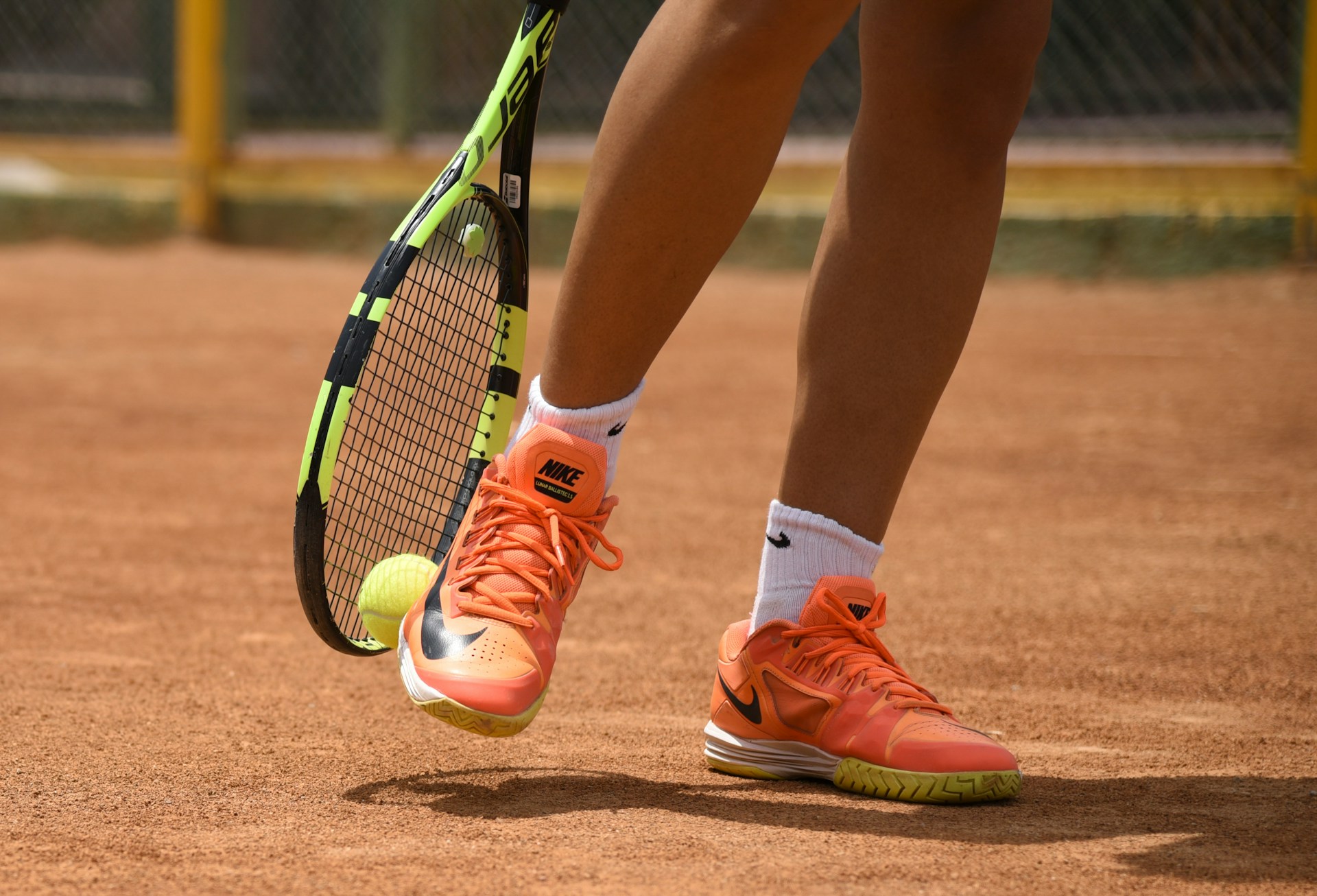 healthy feet of an athlete
