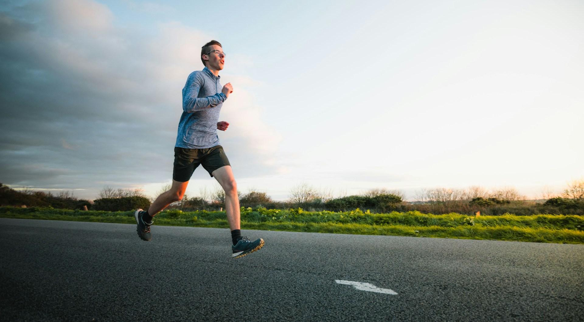 man running